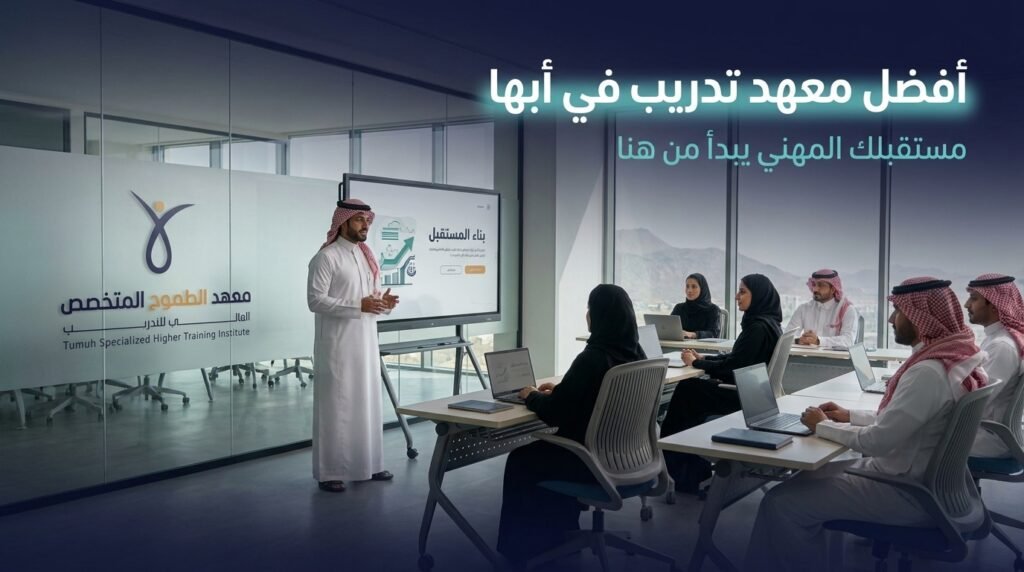 أفضل معهد تدريب في أبها - قاعة تدريب احترافية في معهد الطموح للتدريب